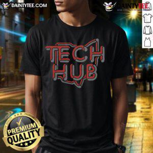 Alt Text: Nice Tech Hub Ohio T-Shirt featuring a modern design, perfect for tech enthusiasts in Ohio.