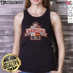 Nice Texas Longhorns 2025 SEC Regular Season Title Special Tank Top featuring bold team graphics and vibrant colors.