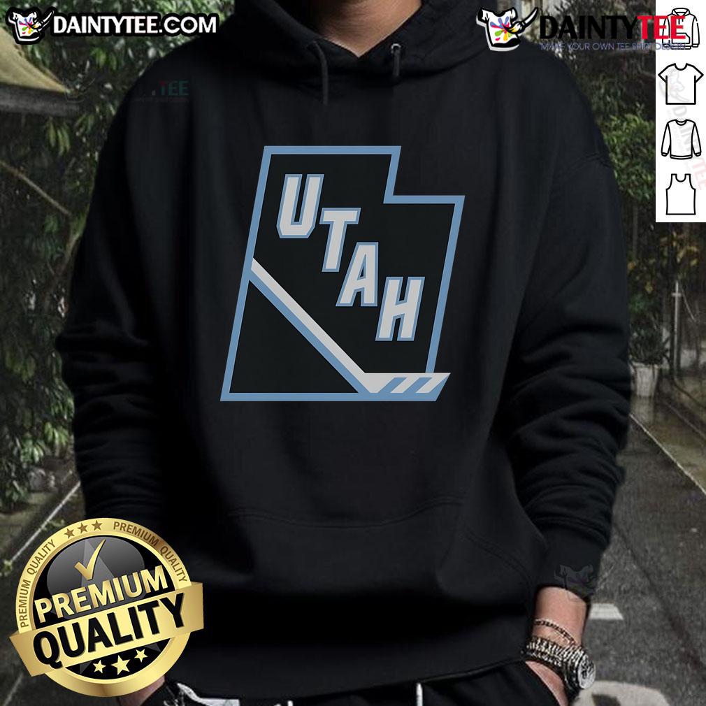 Nice Utah Mammoth Tertiary Logo Hoodie featuring a stylish design and vibrant colors for casual wear.