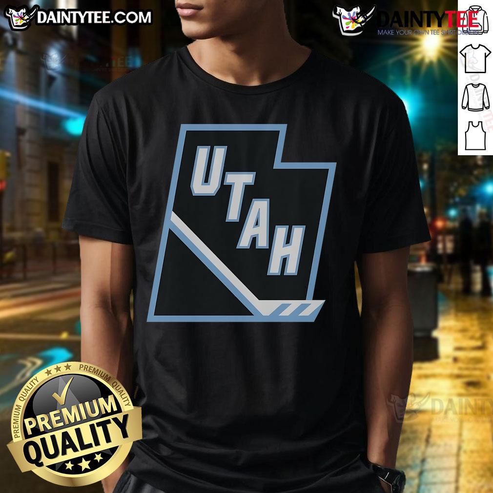 Alt Text: Nice Utah Mammoth Tertiary Logo T-Shirt featuring a stylish design and vibrant colors, perfect for casual wear.