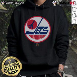 Nice Winnipeg Jets 1979 Retro Logo Hoodie featuring vintage design and team colors for fans and collectors.