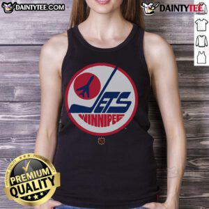Nice Winnipeg Jets 1979 Retro Logo Tank Top featuring vintage design and bold colors, perfect for fans and collectors.
