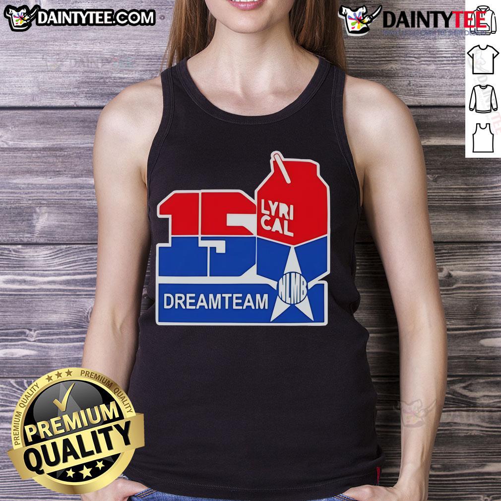 Alt Text: Official 150 Lyrical Dreamteam Tank Top featuring a stylish design, perfect for summer wear and fans of the brand.