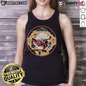 Official 508th FFTS Athletic Tank Top in navy blue, featuring the squadron logo and breathable fabric for training.
