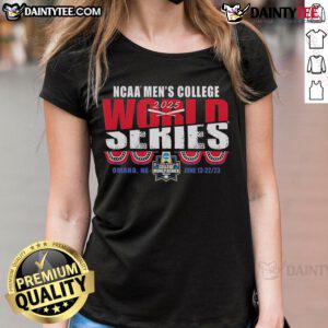 Official College World Series 2025 NCAA MCWS vintage ladies tee featuring Omaha, NE design, perfect for fans and collectors.