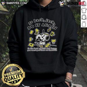 Official Go Back Jack Do It Again hoodie featuring a playful design inspired by the Land of Milk theme.