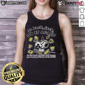 Official Go Back Jack Do It Again tank top featuring a vibrant design, perfect for fans of nostalgic music and style.