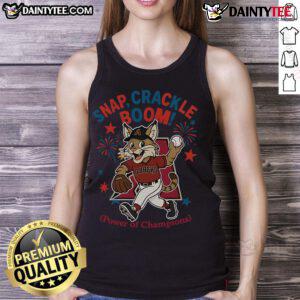 Awesome Arizona Diamondbacks Snap Crackle Boom tank top celebrating Independence Day with a champions design.