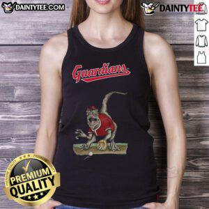 Awesome Cleveland Guardians tiny turnip velociraptor tank top featuring vibrant colors and unique design for fans.