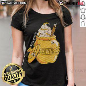 Alt Text: Awesome Kith Treats Ice Cream Ladies Tee featuring colorful ice cream graphics on a stylish women's t-shirt.