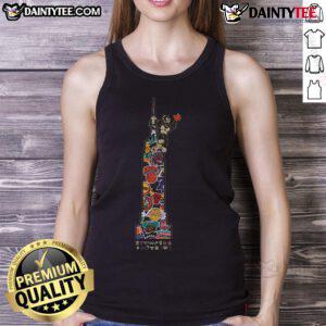 Awesome New York Knicks Hardwood Classics King Kong tank top featuring vibrant team colors and iconic design.