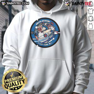 Awesome Seiya Suzuki Chicago Cubs Japanese anime hoodie featuring vibrant graphics and team colors, perfect for fans.