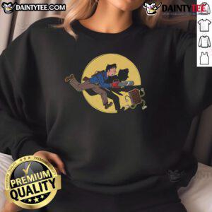 Awesome The Adventures of Ash sweatshirt featuring vibrant graphics and a cozy design, perfect for fans of the series.
