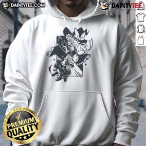 Alt Text: Cute Marisa Kirisame hoodie featuring Bad Apple art from Touhou Project, perfect for fans of the series.