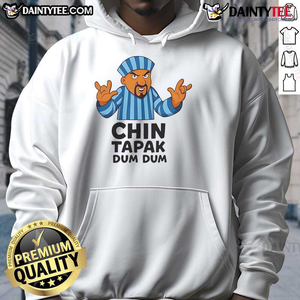 Funny Chin Tapak Dum Dum Hoodie featuring a quirky design, perfect for casual wear and making a statement.