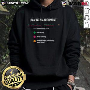 Funny Have An Argument Duration Hoodie featuring a humorous design, perfect for casual wear and sparking conversations.