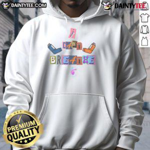 Good I Can't Breathe Abstract Edition Hoodie featuring a unique artistic design in vibrant colors for stylish comfort.