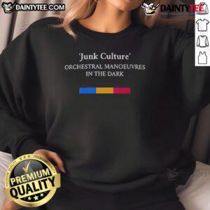 Good Junk Culture Orchestral Manoeuvres In The Dark sweatshirt featuring a stylish design and bold graphic elements.