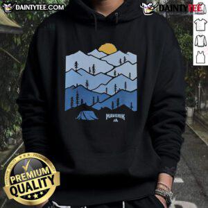 Good Maverik Twilight Peaks Hoodie in a cozy outdoor setting, perfect for chilly evenings and stylish adventures.