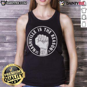 Good Nashville Circle Logo tank top, established 2014, featuring a stylish design perfect for fans of Nashville culture.