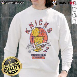 1970-1973 New York Knicks NBA Champions sweatshirt showcasing vintage team pride and memorabilia.