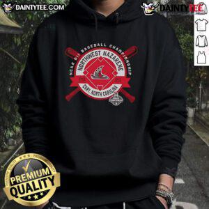 Good Northwest Nazarene NCAA DII Baseball Championship hoodie, Cary, North Carolina, 2025, showcasing team spirit and style.