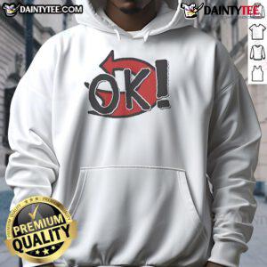 Good-Ok-Back-To-The-Video hoodie displayed on a model, showcasing its trendy design and vibrant colors for casual wear.
