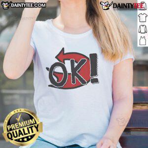 Good-Ok-Back-To-The-Video Ladies Tee featuring a stylish design perfect for casual wear and video lovers.