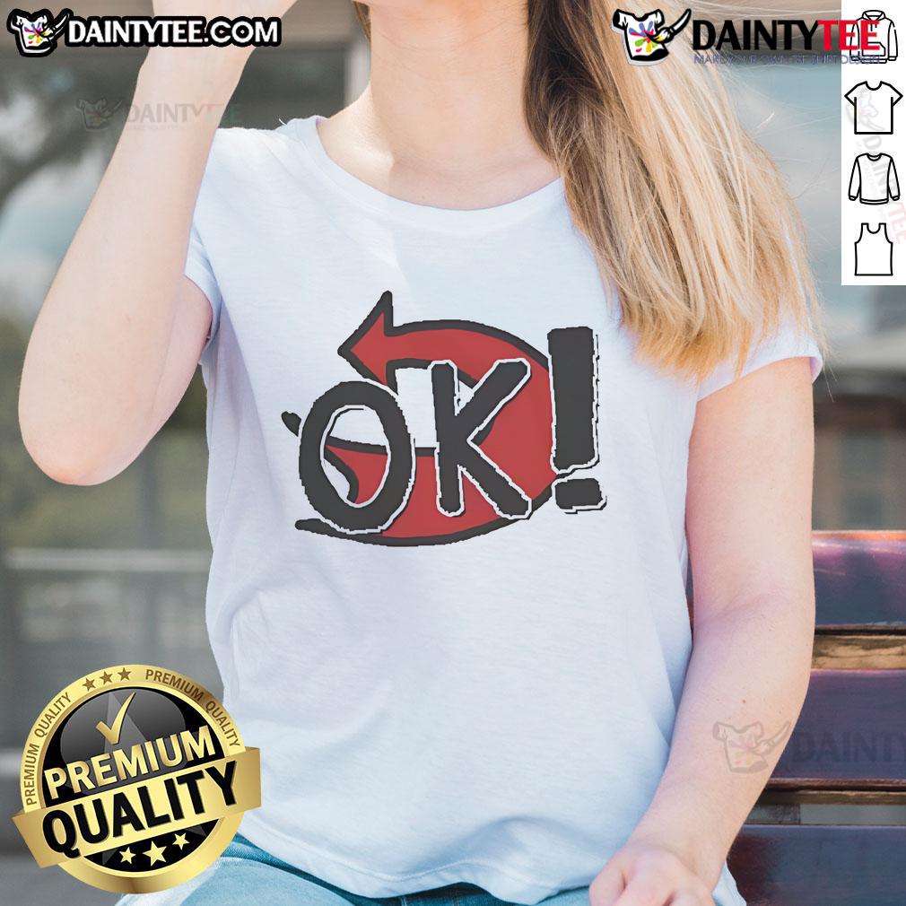 Good-Ok-Back-To-The-Video Ladies Tee featuring a stylish design perfect for casual wear and video lovers.