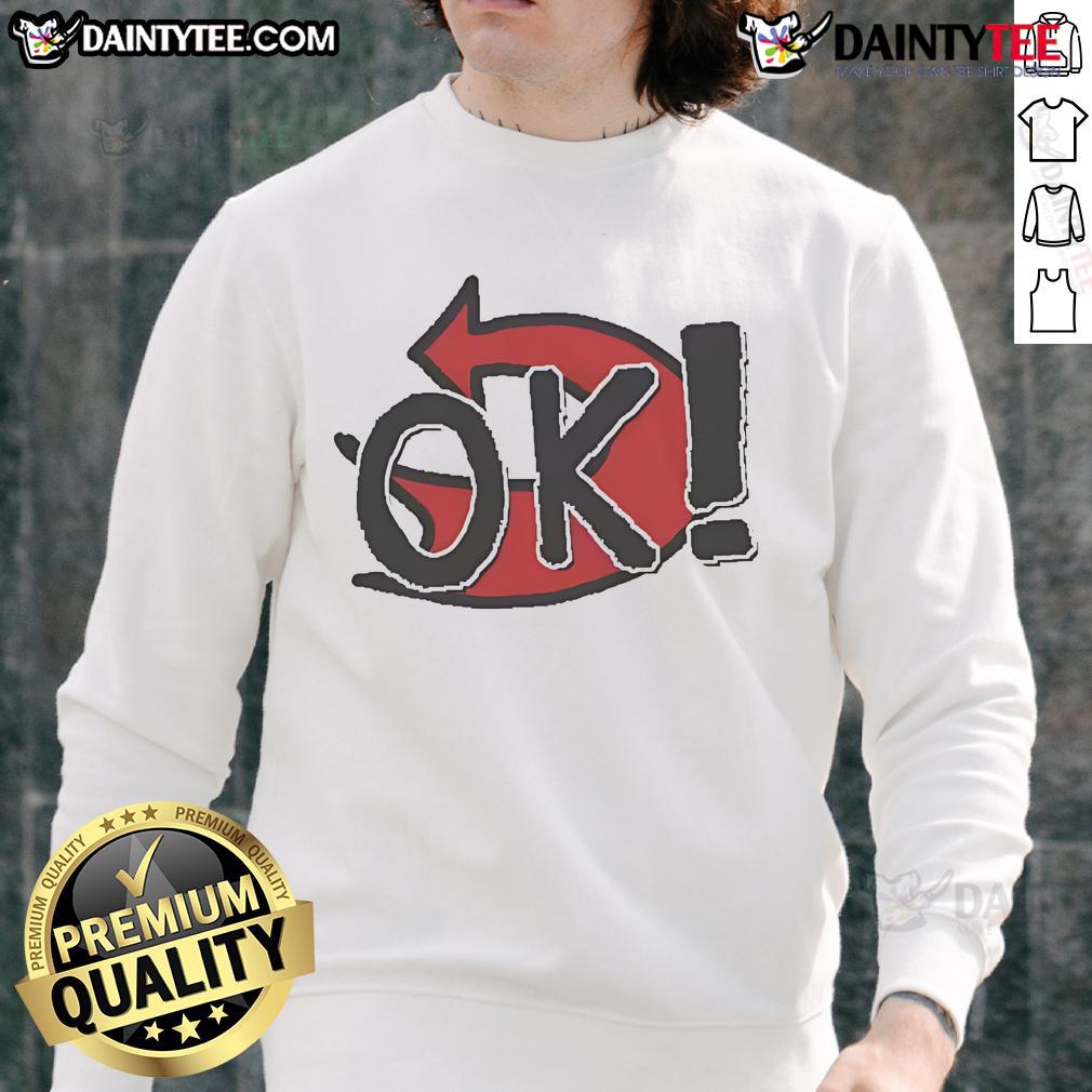 Good-Ok-Back-To-The-Video sweatshirt featuring a stylish design, perfect for casual wear and video enthusiasts.
