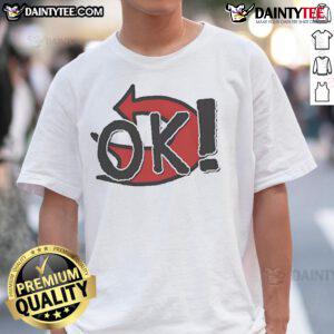 Good Ok Back To The Video T-Shirt featuring a stylish graphic design perfect for casual wear and video enthusiasts.