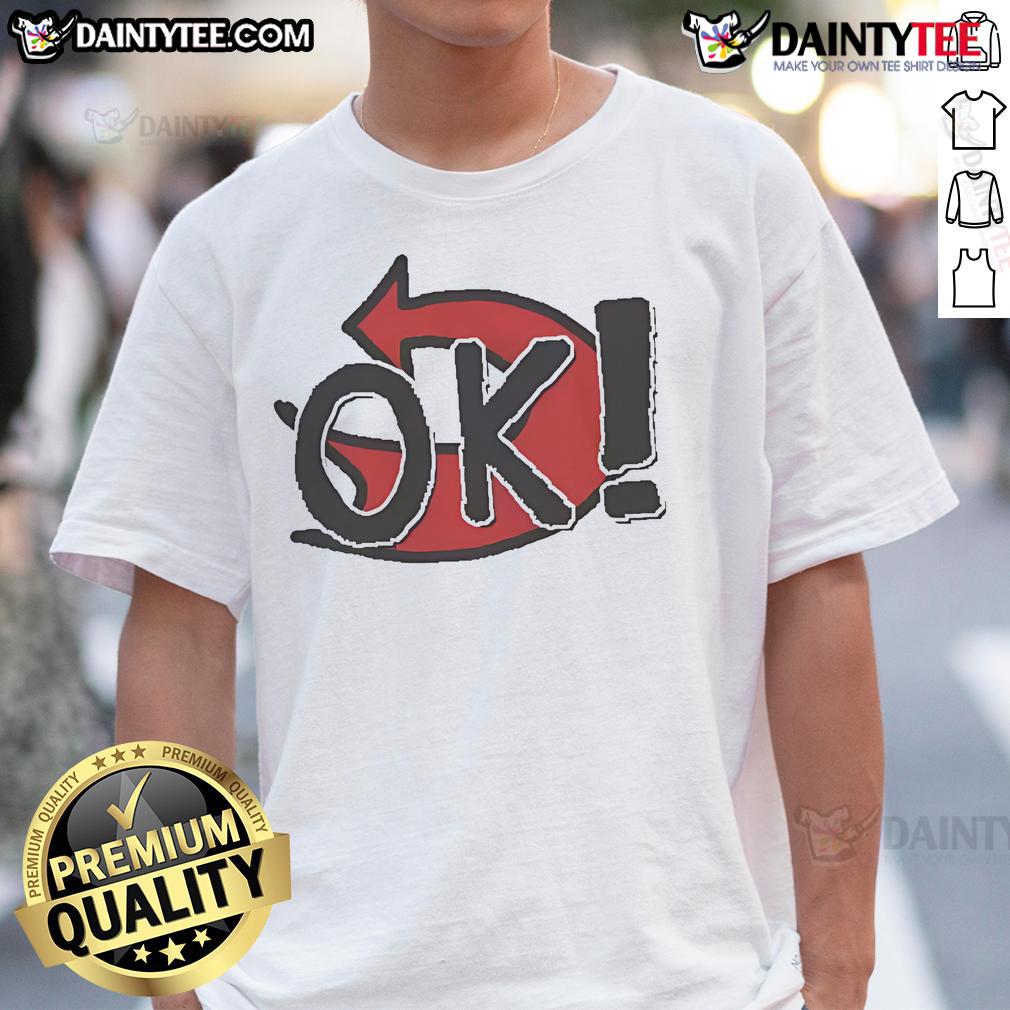 Good Ok Back To The Video T-Shirt featuring a stylish graphic design perfect for casual wear and video enthusiasts.