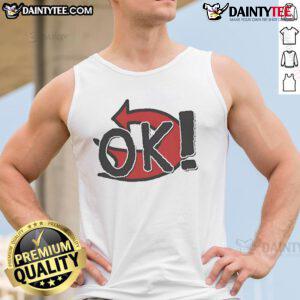Alt Text: Good Ok Back To The Video tank top featuring a trendy graphic design on a stylish casual wear background.