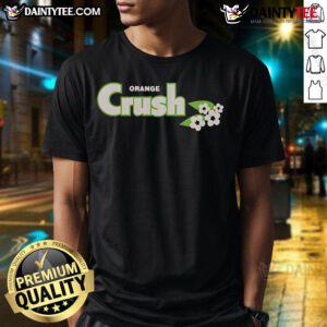 Good Orange Crush Flowers T-Shirt featuring vibrant floral design on soft fabric, perfect for casual summer wear.