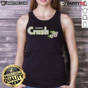 Good Orange Crush Flowers Tank Top featuring vibrant floral design perfect for summer outfits and casual wear.