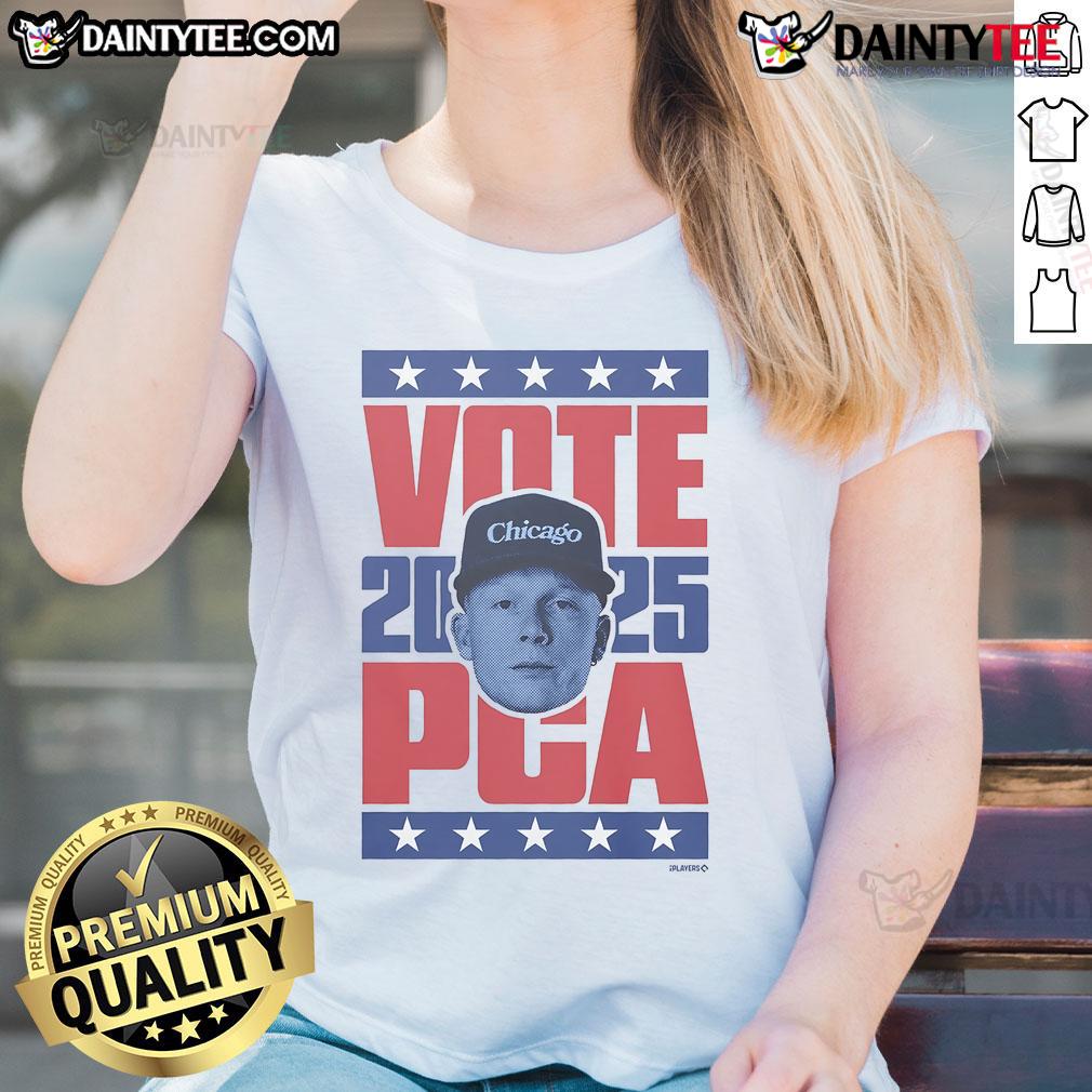 Good Pete Crow 2025 Vote Ladies Tee featuring a stylish design for supporters of the 2025 election campaign.