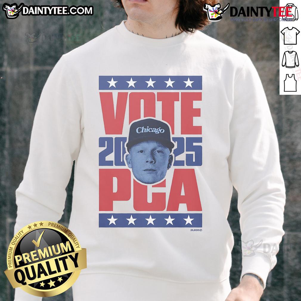 Good Pete Crow 2025 Vote sweatshirt featuring bold graphics for supporters of the 2025 election campaign.