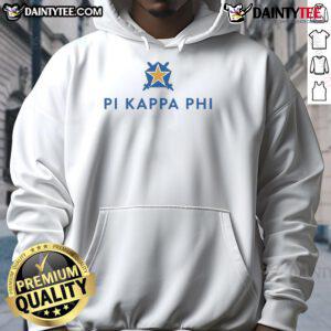 Good Pi Kappa Phi Star Hoodie in navy blue, featuring a stylish design perfect for fraternity events and casual wear.