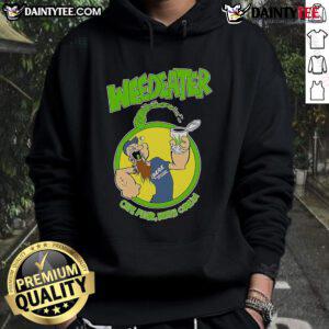 Good Weedeater Cape Fear North Carolina Popeye Dare Hoodie displayed on a mannequin, showcasing its vibrant design and comfort.