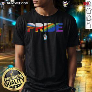 Hot Chicago Stars FC LGBT Pride T-Shirt featuring vibrant colors and a bold design celebrating inclusivity and love.