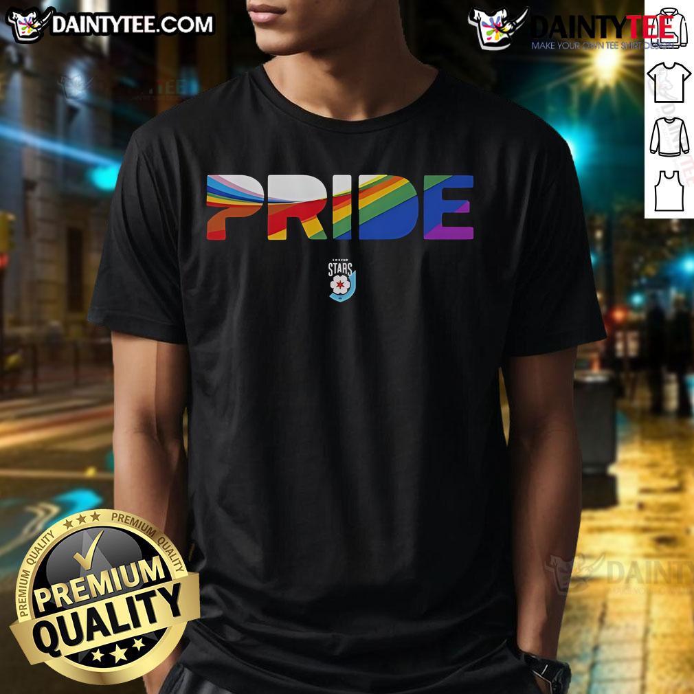 Hot Chicago Stars FC LGBT Pride T-Shirt featuring vibrant colors and a bold design celebrating inclusivity and love.