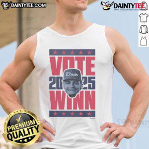 Hot Masyn Winn 2025 Vote tank top featuring a bold graphic design, perfect for showing support during the election season.