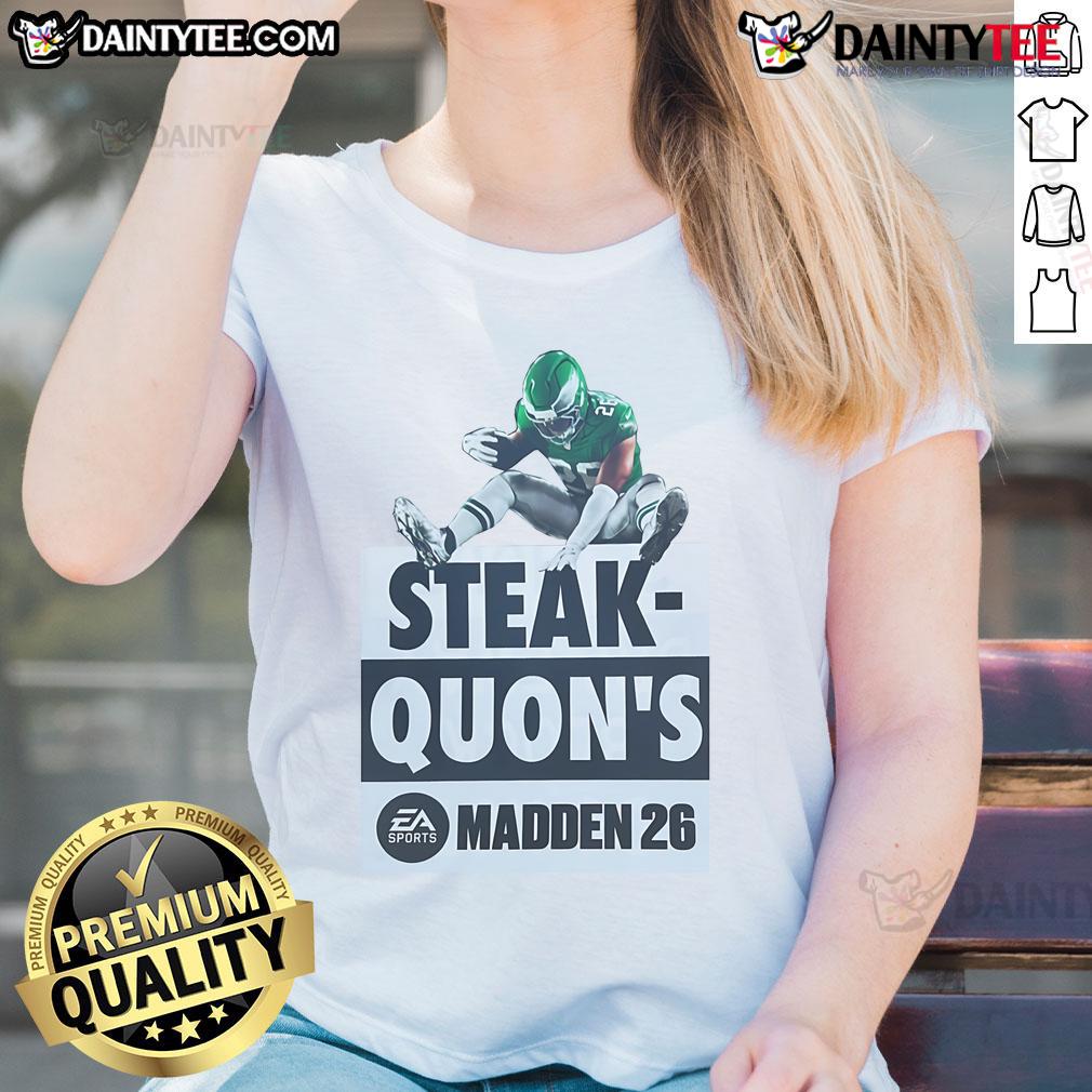 Alt Text: Stylish Hot Steak Quons Madden 26 Ladies Tee featuring a trendy design, perfect for gamers and fashion lovers.
