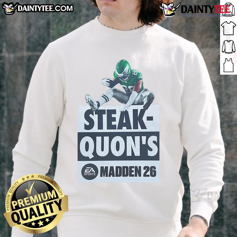 Alt Text: Hot Steak Quons Madden 26 Sweatshirt featuring a vibrant design, perfect for gaming fans and stylish comfort.