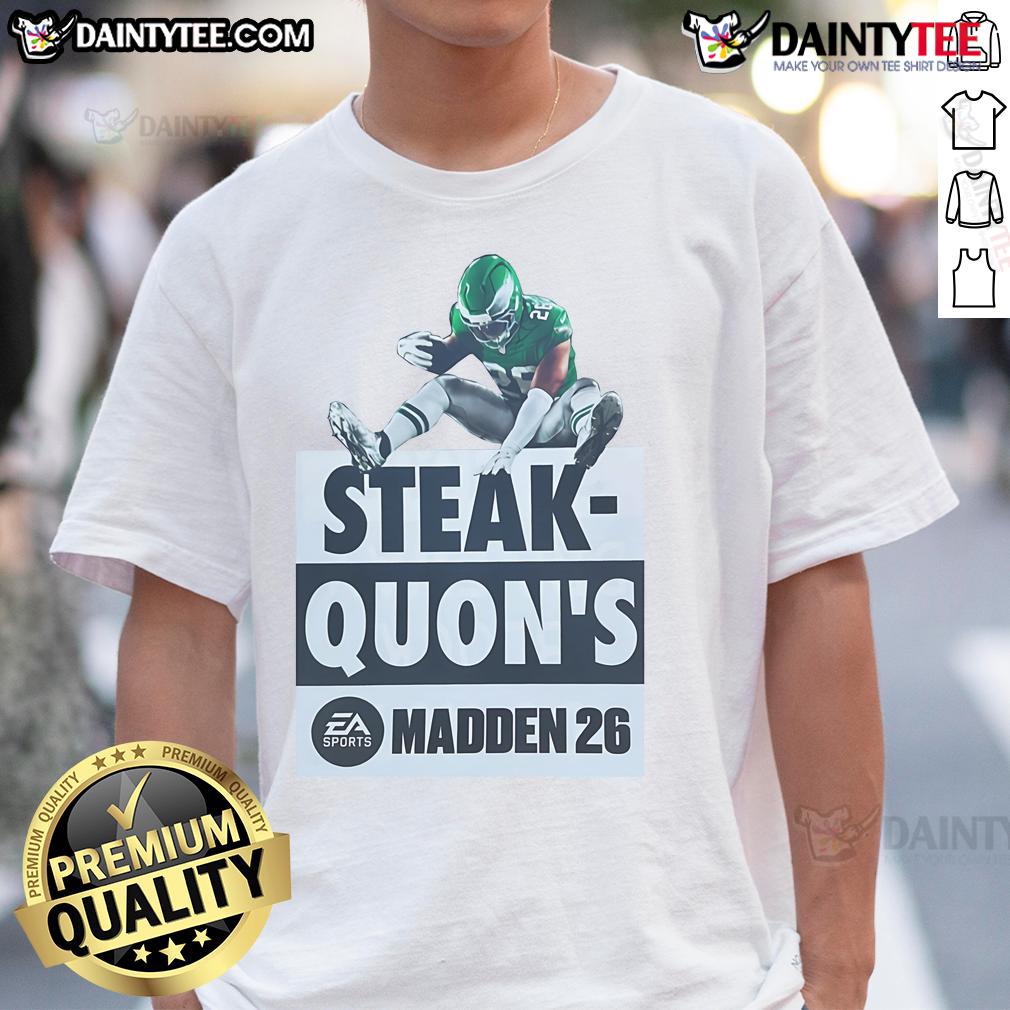 Hot Steak Quons Madden 26 T-Shirt featuring vibrant graphics and a stylish design for gaming enthusiasts.
