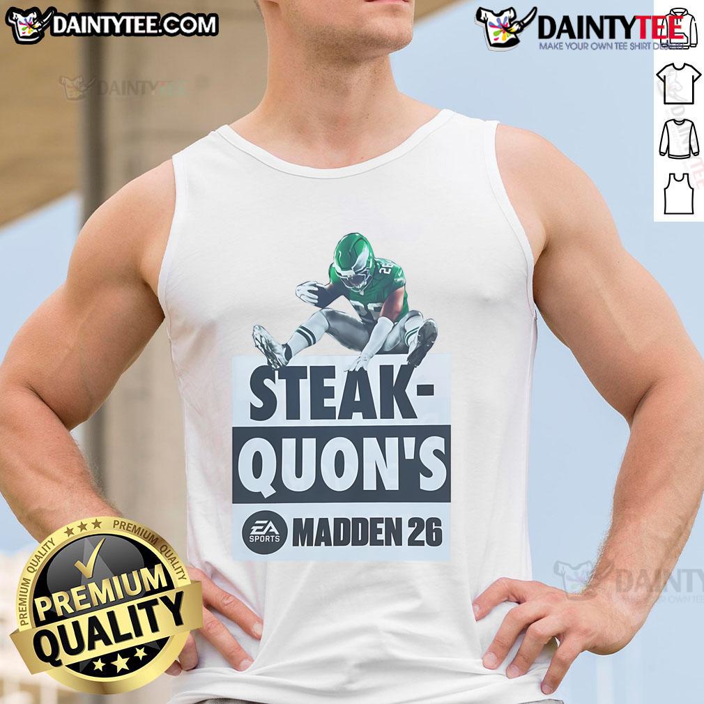 Alt Text: Hot Steak Quons Madden 26 tank top featuring vibrant graphics and a stylish design for gamers and sports fans.