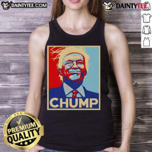 Hot Trump Chump Hope Tank Top featuring bold graphics and vibrant colors, perfect for summer fashion and statement style.