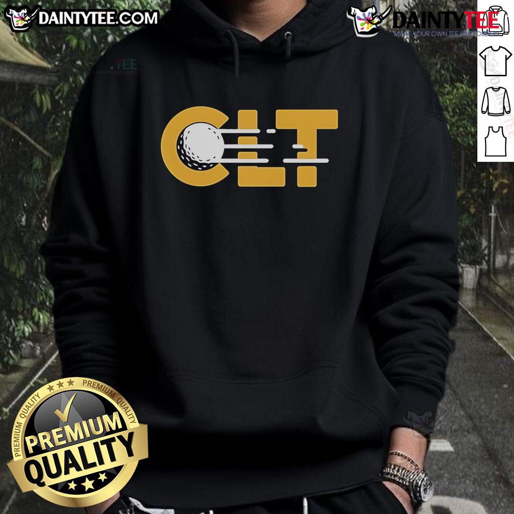 Nice CLT Golf hoodie in navy blue, featuring a stylish design perfect for golf enthusiasts and casual wear.