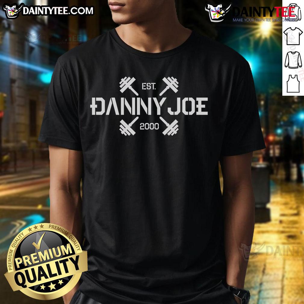 Nice Danny Joe Est 2000 logo t-shirt featuring a stylish design and vibrant colors, perfect for casual wear.