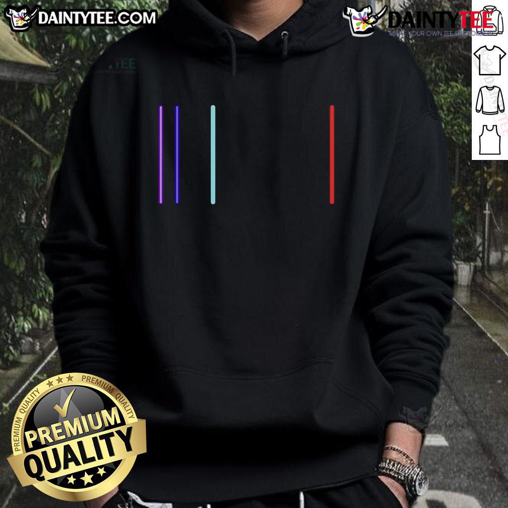 Stylish Nice Hydrogen Emission Spectrum hoodie featuring vibrant colors and unique scientific design for science enthusiasts.
